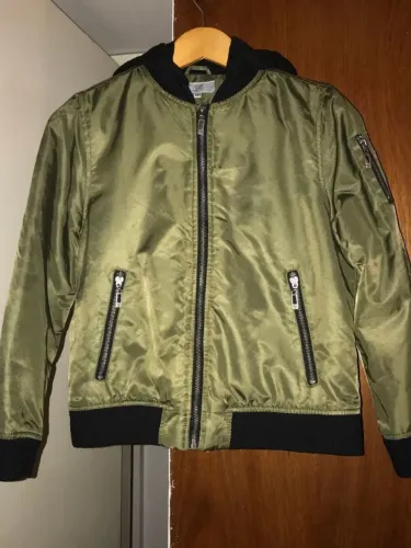 jaqueta tigor 10 anos verde militar