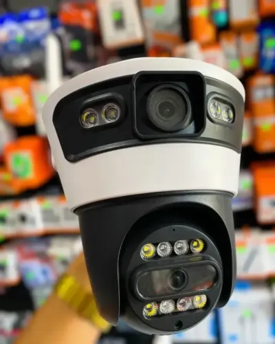 Câmera de Segurança JORTAN4 (AJ-A34-HB) - Dual Câmera, Wi-Fi, IP66 e Visão 360°!