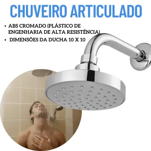 Ducha Chuveiro Aquecedor Solar e Gás _ CS350