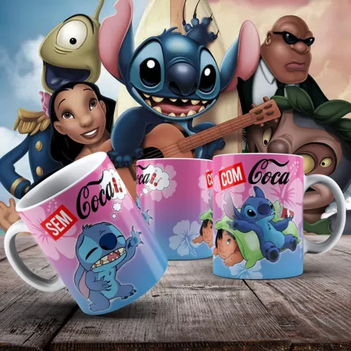 Canecas Stitch - Decore sua casa com diversão!