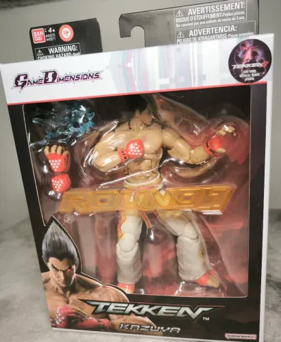 Tekken Kazuya Game Dimensions Bandai original lacrado 