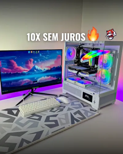 c Gamer i5 10400f + Rtx 5060 em até 10x sem juros Melhor Loja de Fortaleza