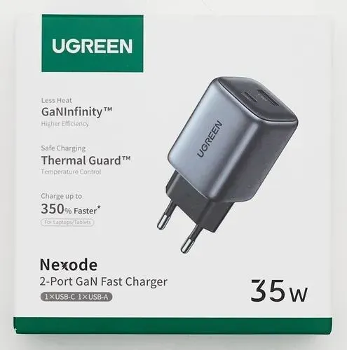 Carregador Ugreen 35W com Cabo USB-C