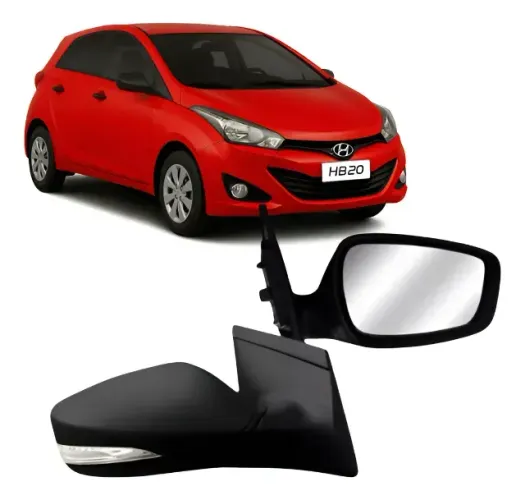 Espelho Retrovisor Hb20 2012 2013 2014 2015 Eletrico