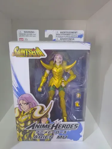 Boneco Saint Seiya Mu De Aries anime Heroes