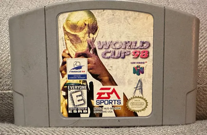 WORLD CUP 98 - Jogo - Fita - NINTENDO 64 Videogame - N64