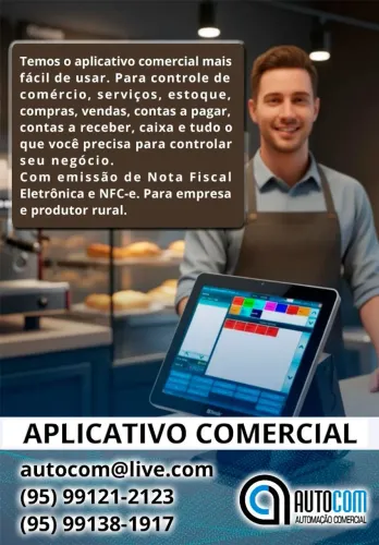 Aplicativo Comercial com emissão de NF-e, NFC-e e Sped