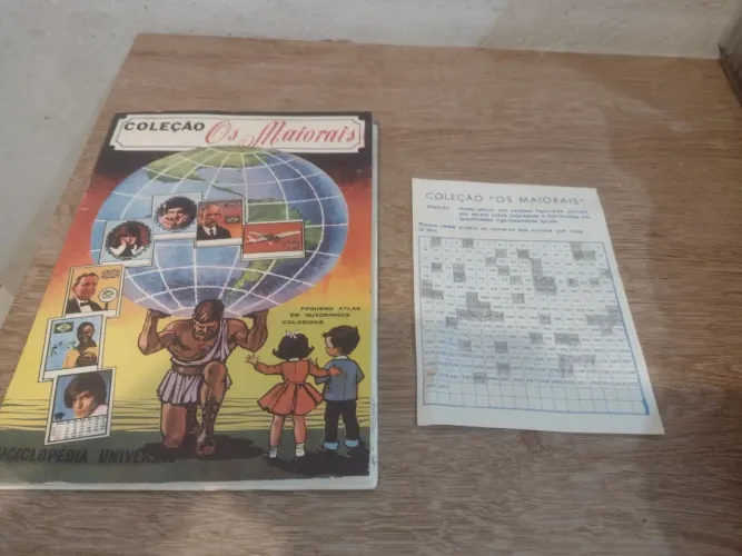 Álbum os maiorais do futebol 1969