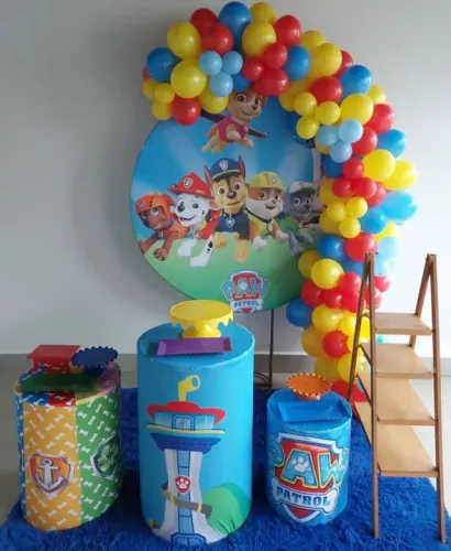 Aluguel de Decoração Festa Patrulha Canina/ Pegue e monte