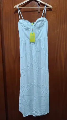 Vestido Farm longo branco