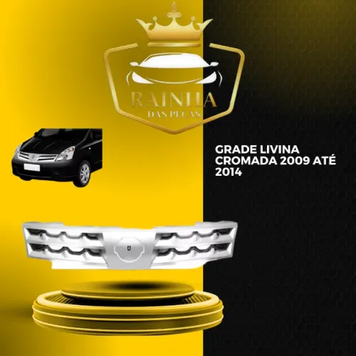 Grade Livina Cromada 2009 até 2014