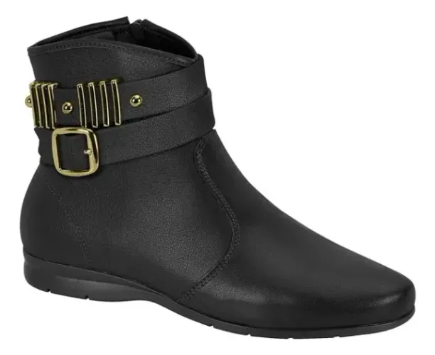 Bota Ankle Boot Feminina Beira Rio Cano Baixo
