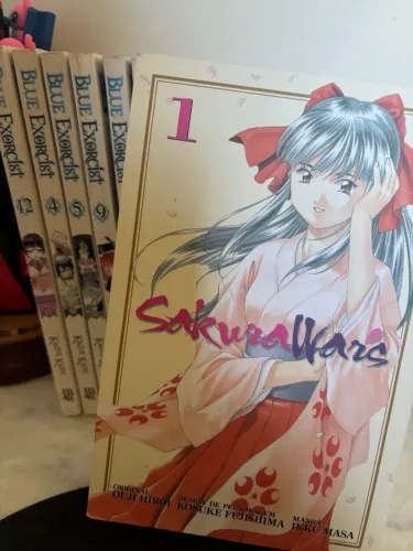 Volumes do Mangá Blue Exorcist + Sakura Wars Mangá Volume 1