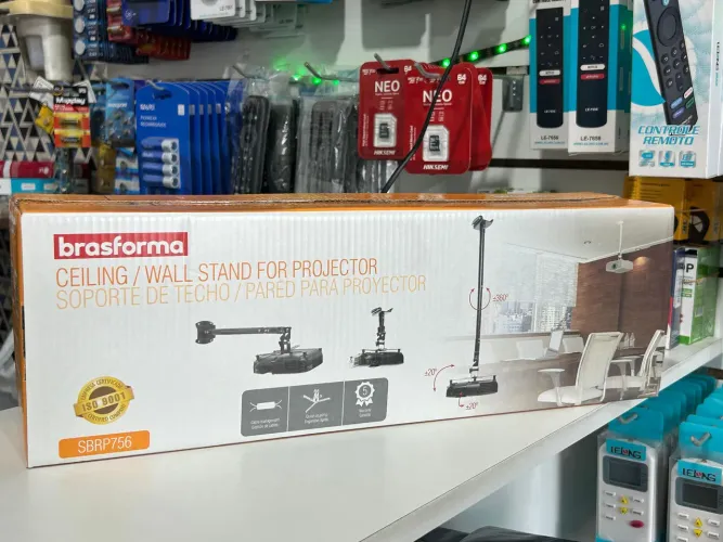 Suporte para projetor braço longo