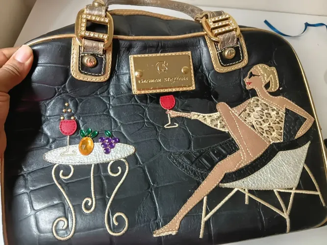 Bolsa Carmen Steffens Original Couro - Edição Especial Rara (Impecável)