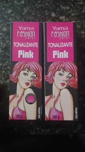 2 tonalizantes rosas yamá fashion