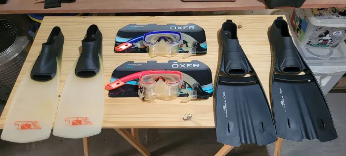 Equipamentos para mergulho