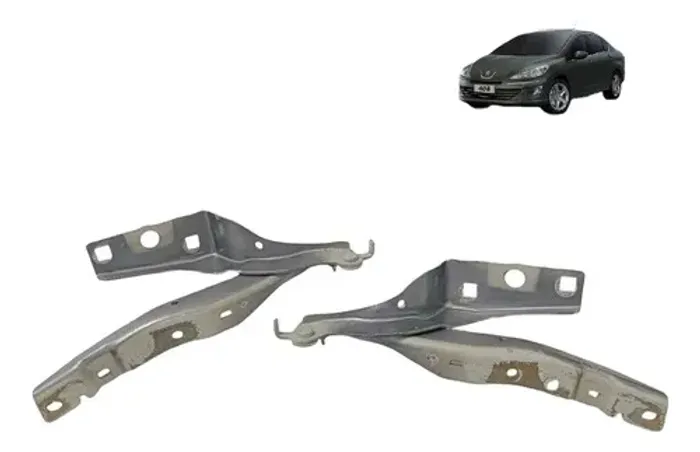 Par Dobradicas Capo Dianteiro Peugeot 308 408 Original