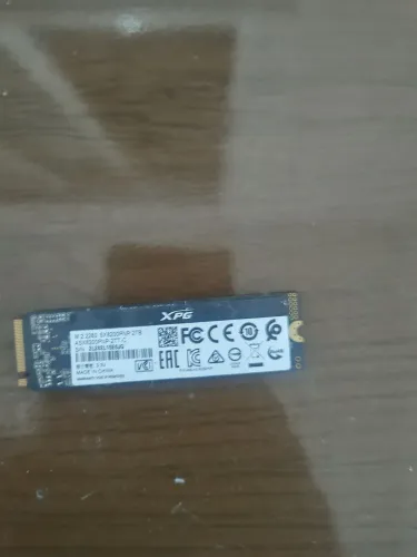SSD M2 NVMe 2TB novo nunca usado, sem caixa.