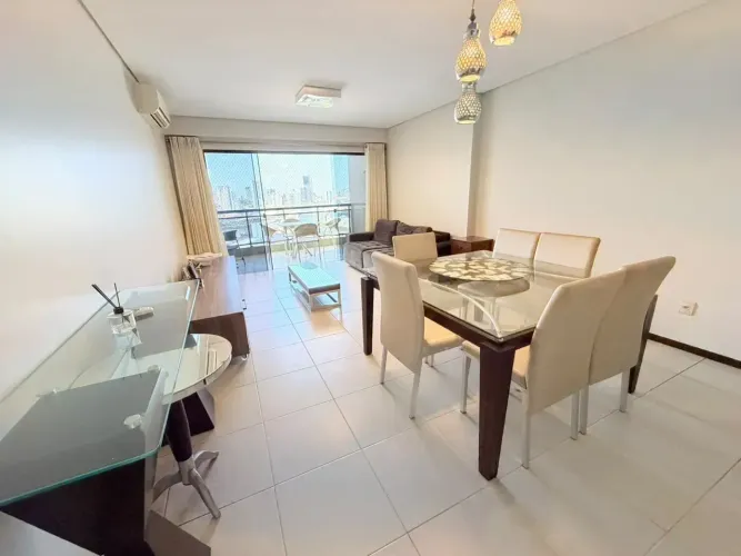 Apartamento mobiliado em andar alto | 3 suítes | Ed. Village Moon | Umarizal