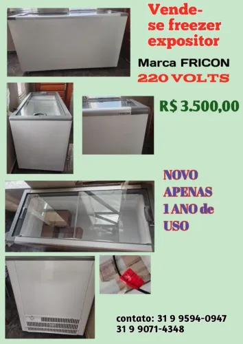 Freezer expositor horizontal 