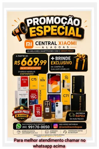 XIAOMI & REALME, MODELOS A PARTIR DE: 669,99 A PRONTA ENTREGA
