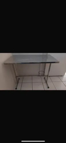 Mesa de atendimento Pet inox