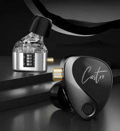 Fone De Ouvido In-Ear KZ Castor Hi-Fi Bass Versão Aprimorada (Novo Lacrado)