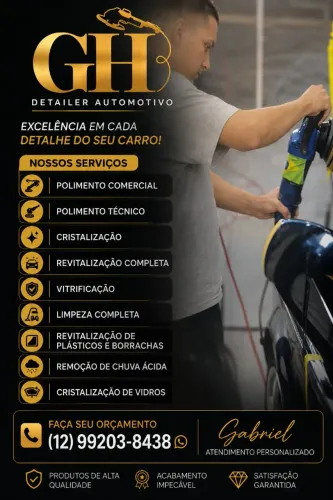 GH Detailer Automotivo - Correção de Verniz - Polimento Comercial