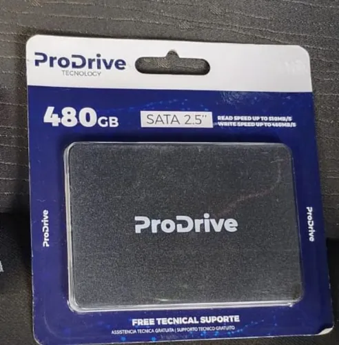 SSD ProDrive 480GB SATA 2.5" ? NOVO