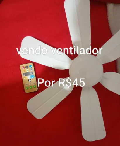 Vendo ventilador de teto