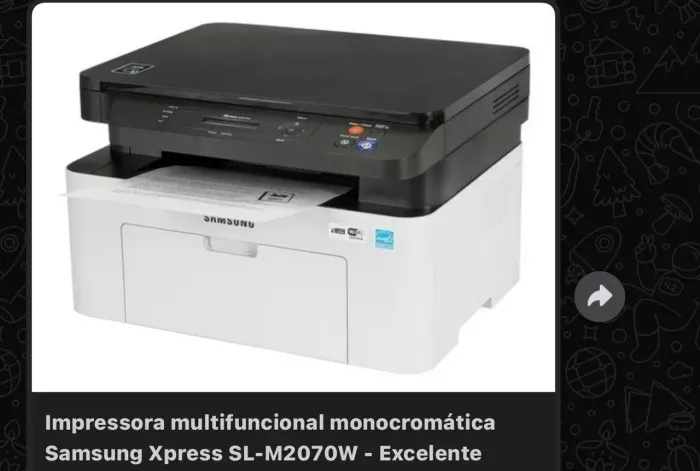Impressora multifuncional Samsung