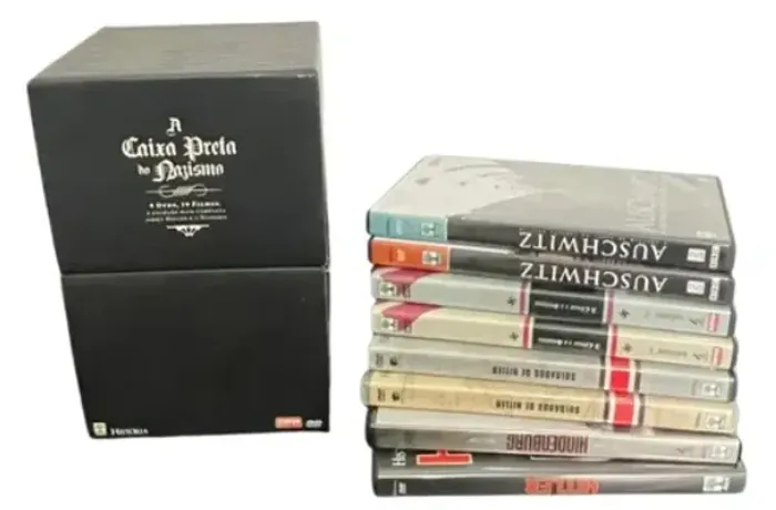 Box A Caixa Preta Do Nazismo 8 Dvds Documentários História (Usado)