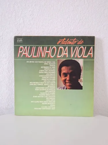 LP Duplo - O Talento de Paulinho da Viola (1985) - Disco de Vinil