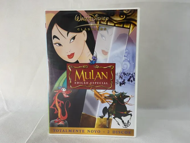 DVD Filme Desenho Mulan Edição Especial Disney