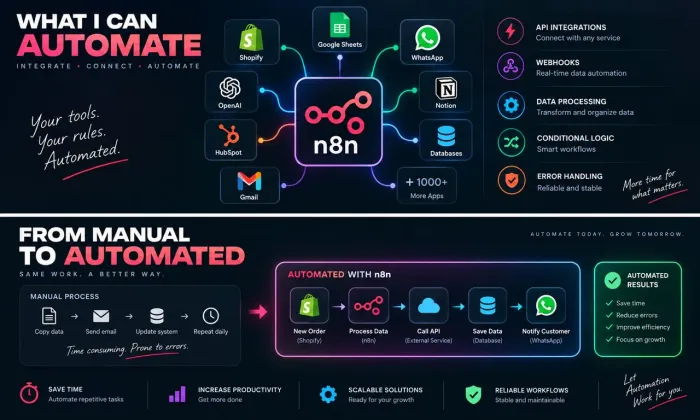 AUTOMAÇÕES, INTEGRAÇÕES E DESENVOLVIMENTO PARA EMPRESAS