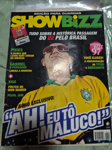 Revista Showbizz - edição U2 edição 98