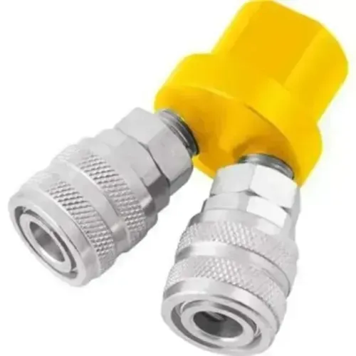 Engate rápido ER-1 (11 mm), rosca fêmea 1/4", duplo, Vonder