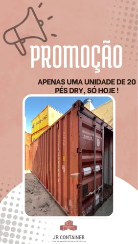 Container de 20 pés dry na promoção