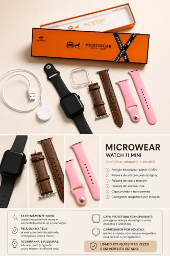 RELÓGIO MICROWEAR WATCH 11 MINI 38mm