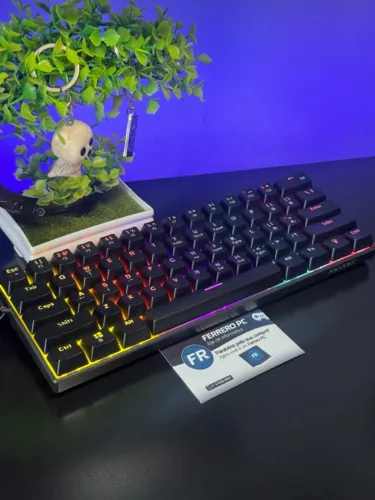 NK61 AJAZZ Teclado Gamer Mecânico 60% - Preto
