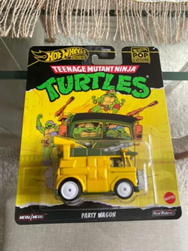 Hot Wheels Premium Party Wagon Pop Culture - Tartarugas Ninjas TMMT