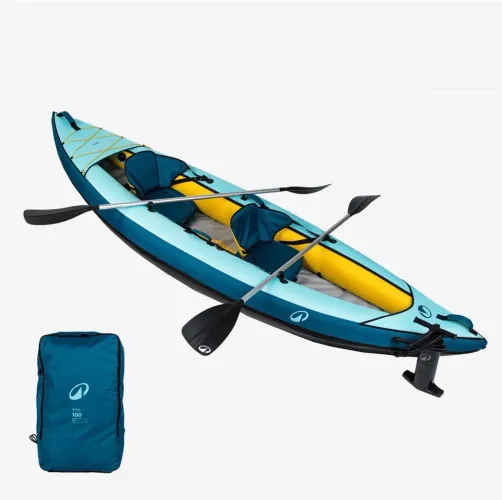 Caiaque Inflável de Esportes Aquáticos 100 Tribord Azul