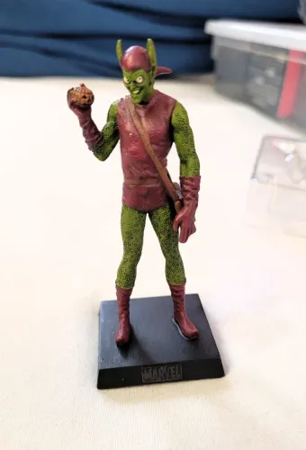 Miniatura colecionável do Duende Verde (Green Goblin)