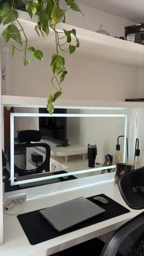 Espelho led camarim pentedeadeira