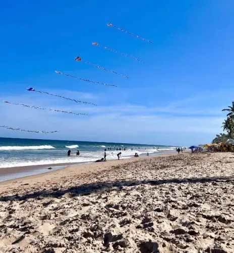 Garçom barraca de praia