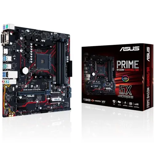 Placa mãe Asus Prime B450 gaming/br