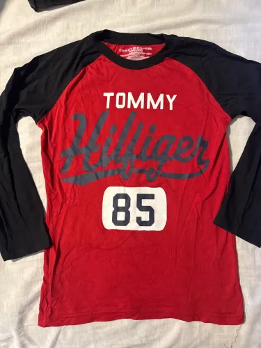 Camiseta manga longa infantil Tommy Hilfiger 12/14