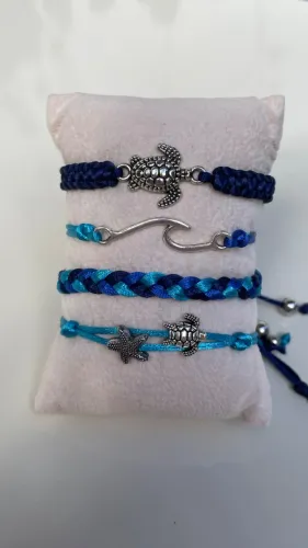 Kit pulseira macrame