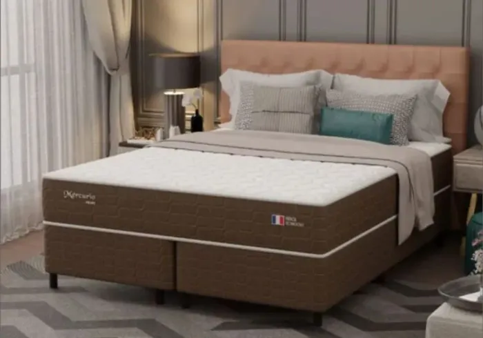 Cama box molas ensacadas 193x203 sollar